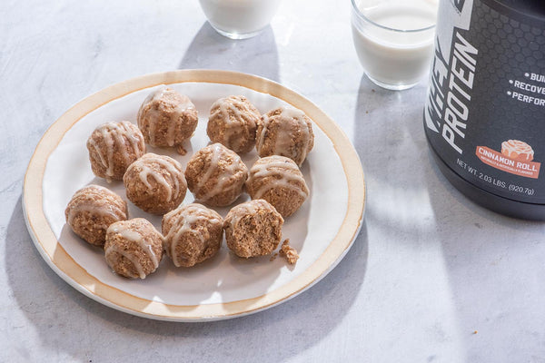 Cinnamon Roll Protein Balls