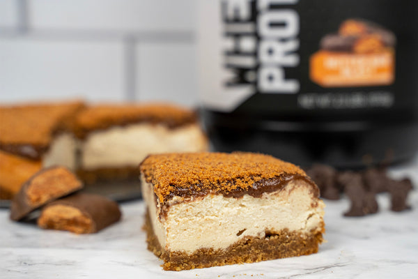 Butterfinger Protein Cheesecake