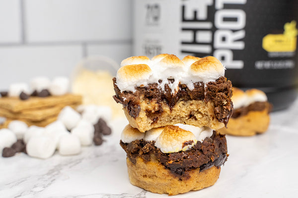 S'mores Protein Cookie Cups