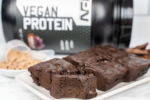 Vegan Protein Brownies