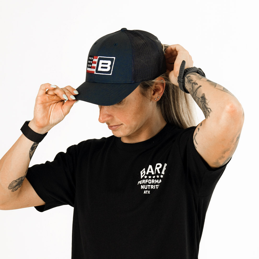 Snapback Hat / USA Navy – Bare Performance Nutrition